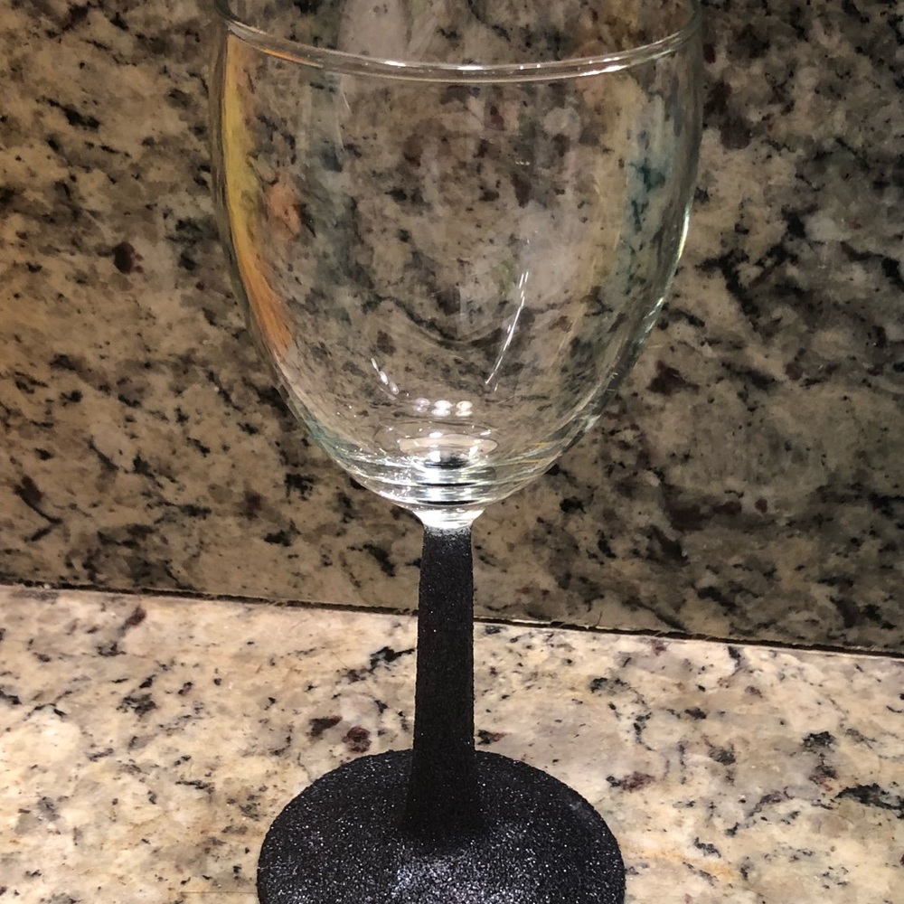 Custom rare wine glass